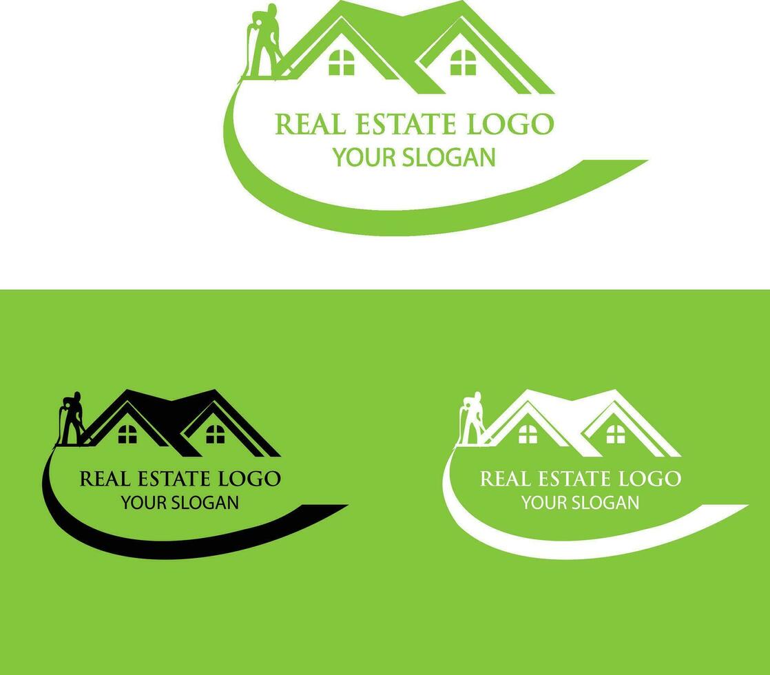 Real Estate Logo Design. Building logo Design. Home Logo Design. House Logo Design vector