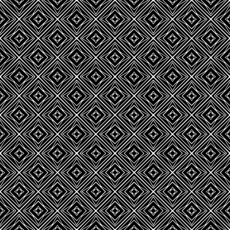 Black and white seamless abstract pattern. Background and backdrop. Grayscale ornamental design. vector