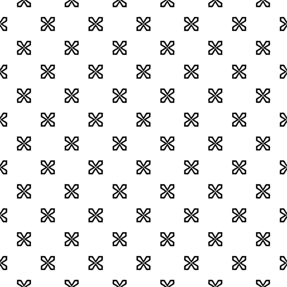 Black and white seamless abstract pattern. Background and backdrop. Grayscale ornamental design. vector