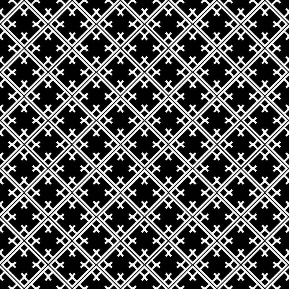 Black and white seamless abstract pattern. Background and backdrop. Grayscale ornamental design. vector