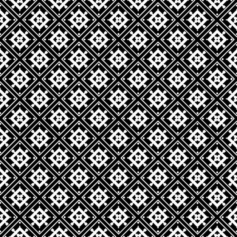 Black and white seamless abstract pattern. Background and backdrop. Grayscale ornamental design. vector