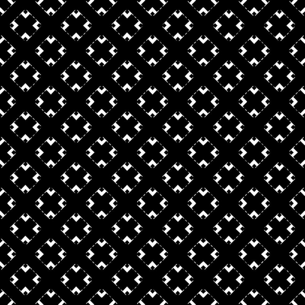 Black and white seamless abstract pattern. Background and backdrop. Grayscale ornamental design. vector