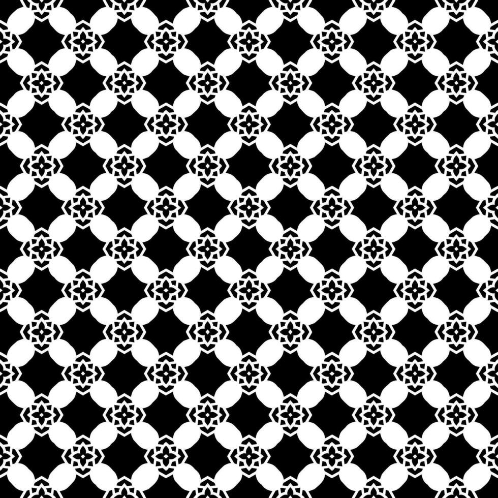 Black and white seamless abstract pattern. Background and backdrop. Grayscale ornamental design. vector