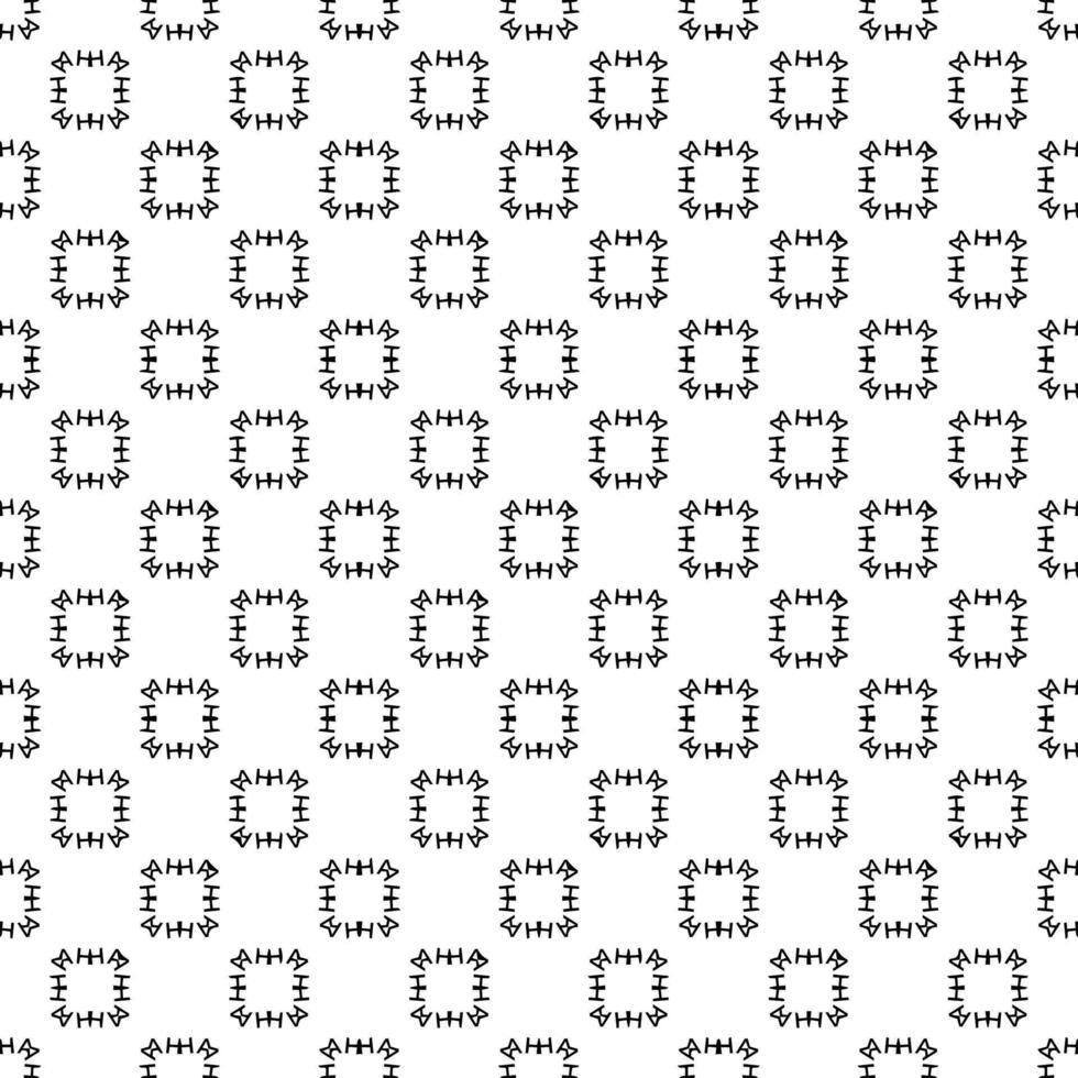 Black and white seamless abstract pattern. Background and backdrop. Grayscale ornamental design. vector