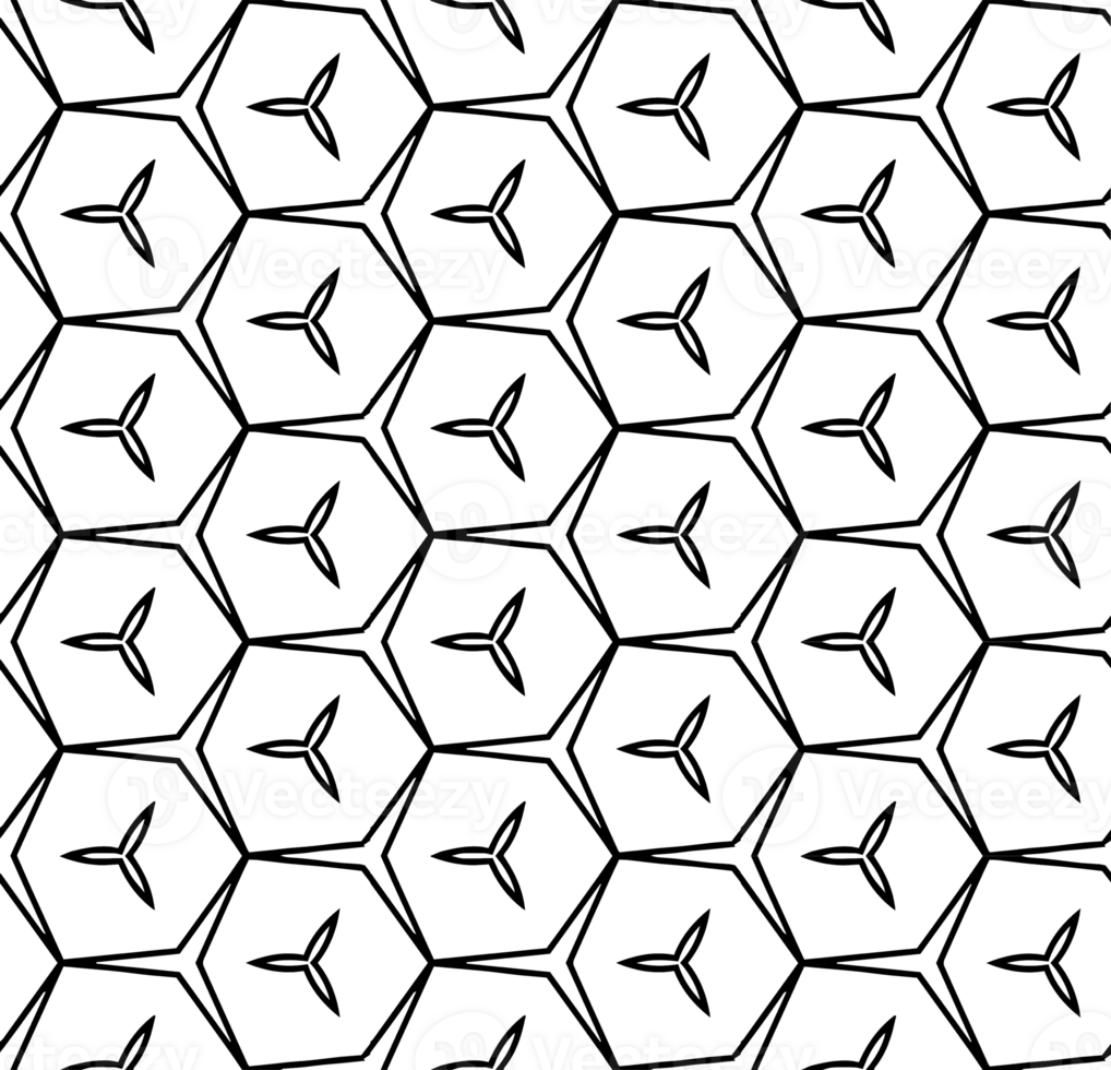 Black seamless abstract pattern. Overlay for background and backdrop. Ornamental design. PNG graphic illustration with transparent background.