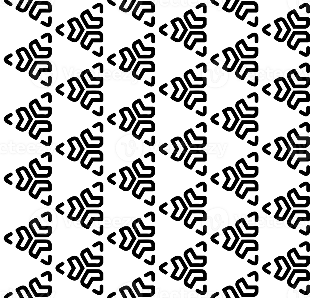 Black seamless abstract pattern. Overlay for background and backdrop. Ornamental design. PNG graphic illustration with transparent background.
