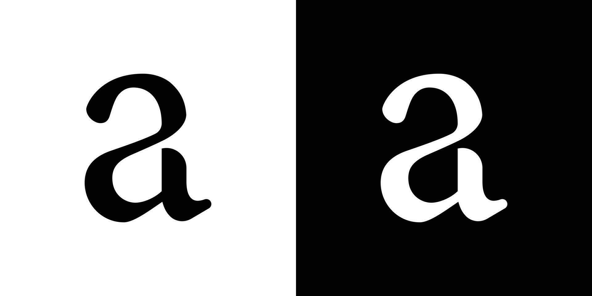 letter a monogram vector logo design