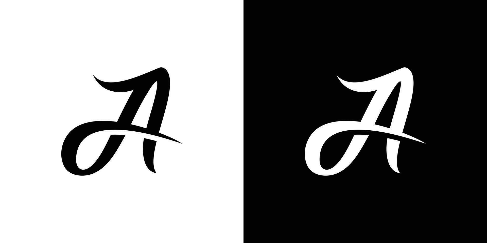 letter a monogram vector logo design