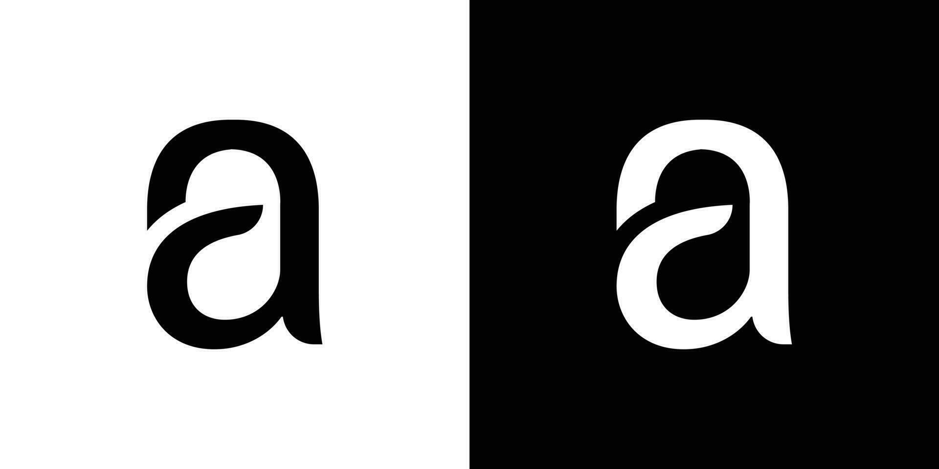 letter a monogram vector logo design