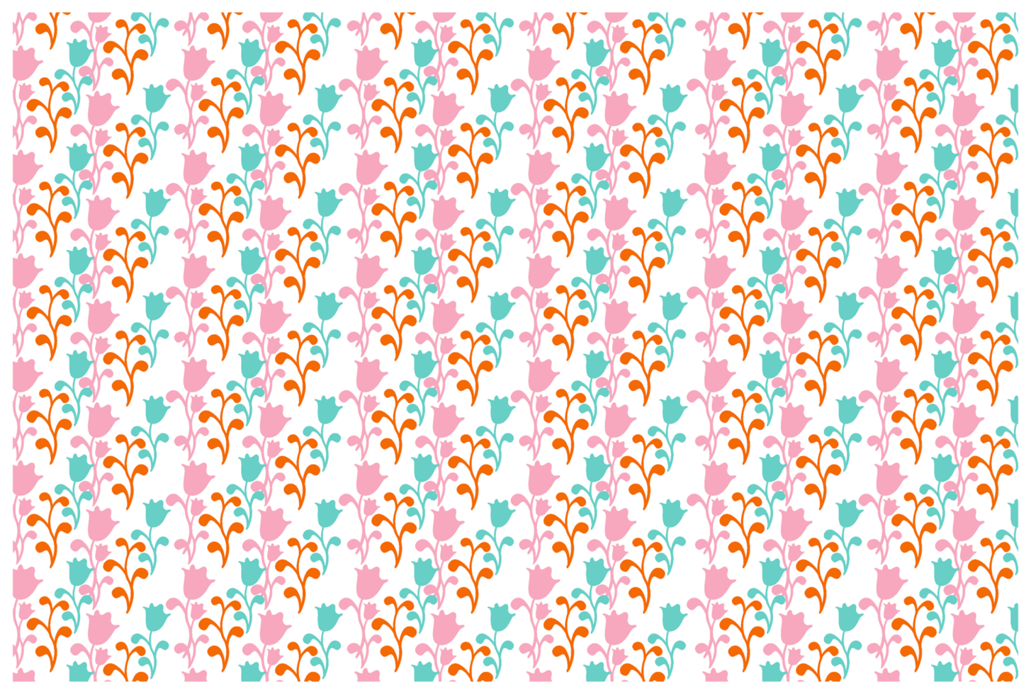 Flora Ornament Pattern Background png