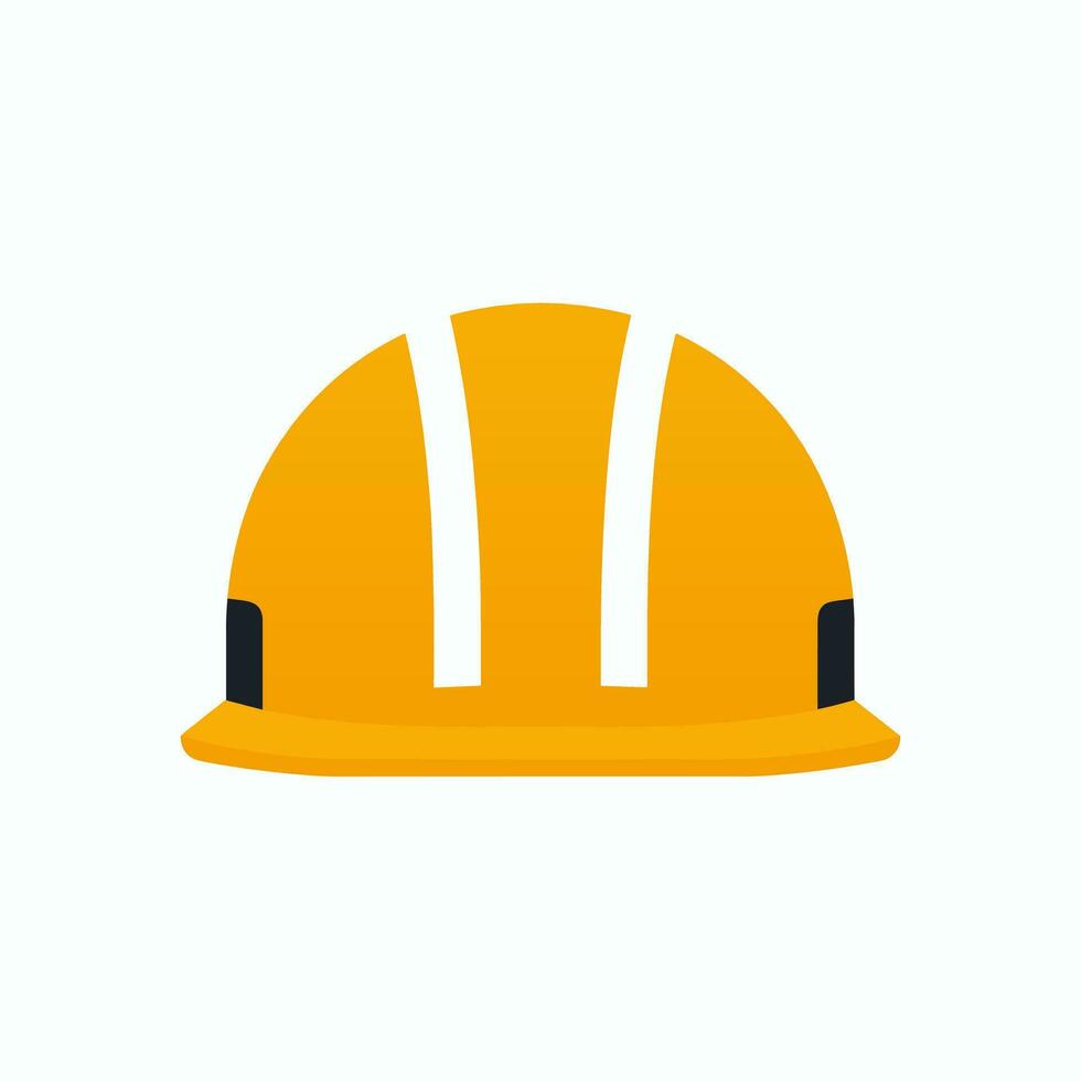 utilidad construcción lleno naranja logo. construcción casco sencillo icono. la seguridad negocio valor. diseño elemento. creado con artificial inteligencia. ai Arte para corporativo marca vector