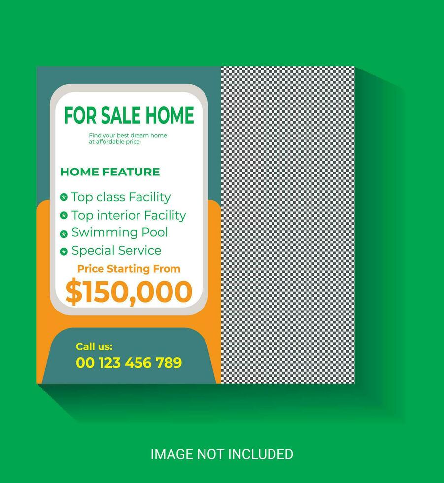 home banner property sale house sale design template vector