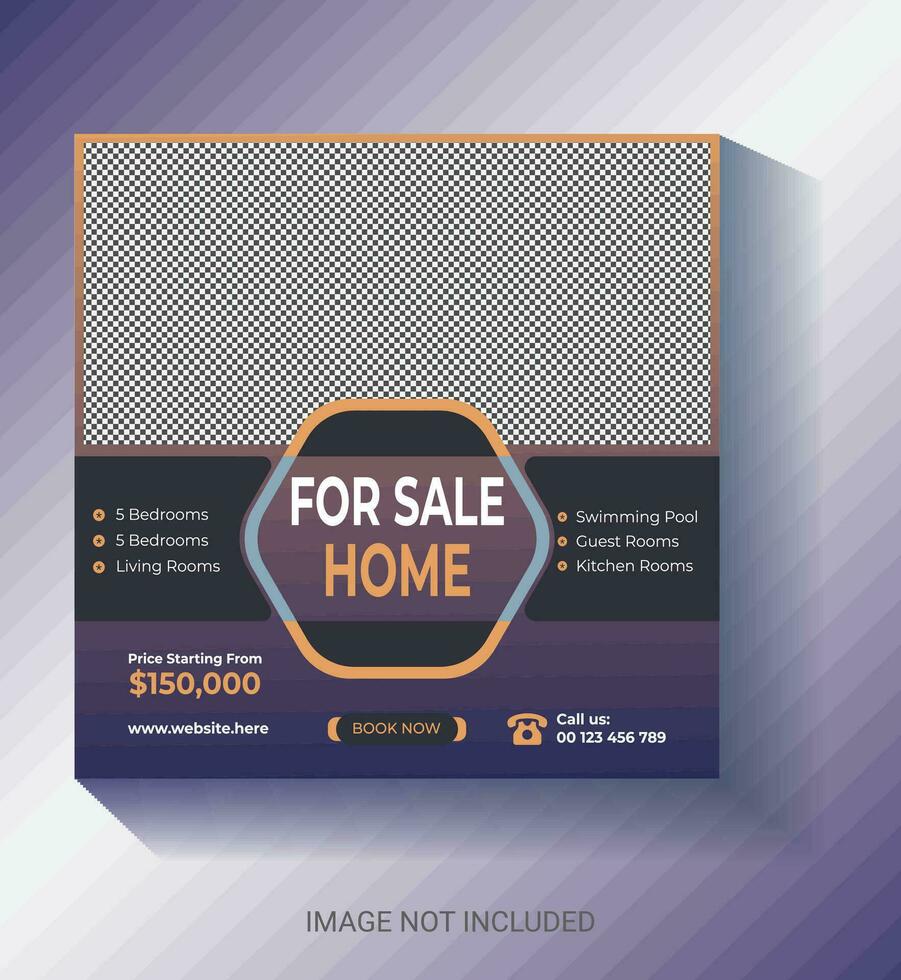 home banner property sale house sale design template vector