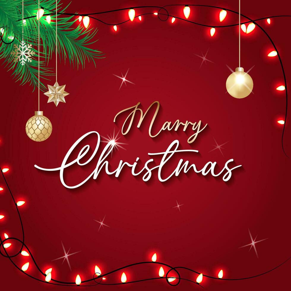 Merry Christmas and New Year greeting cards vector