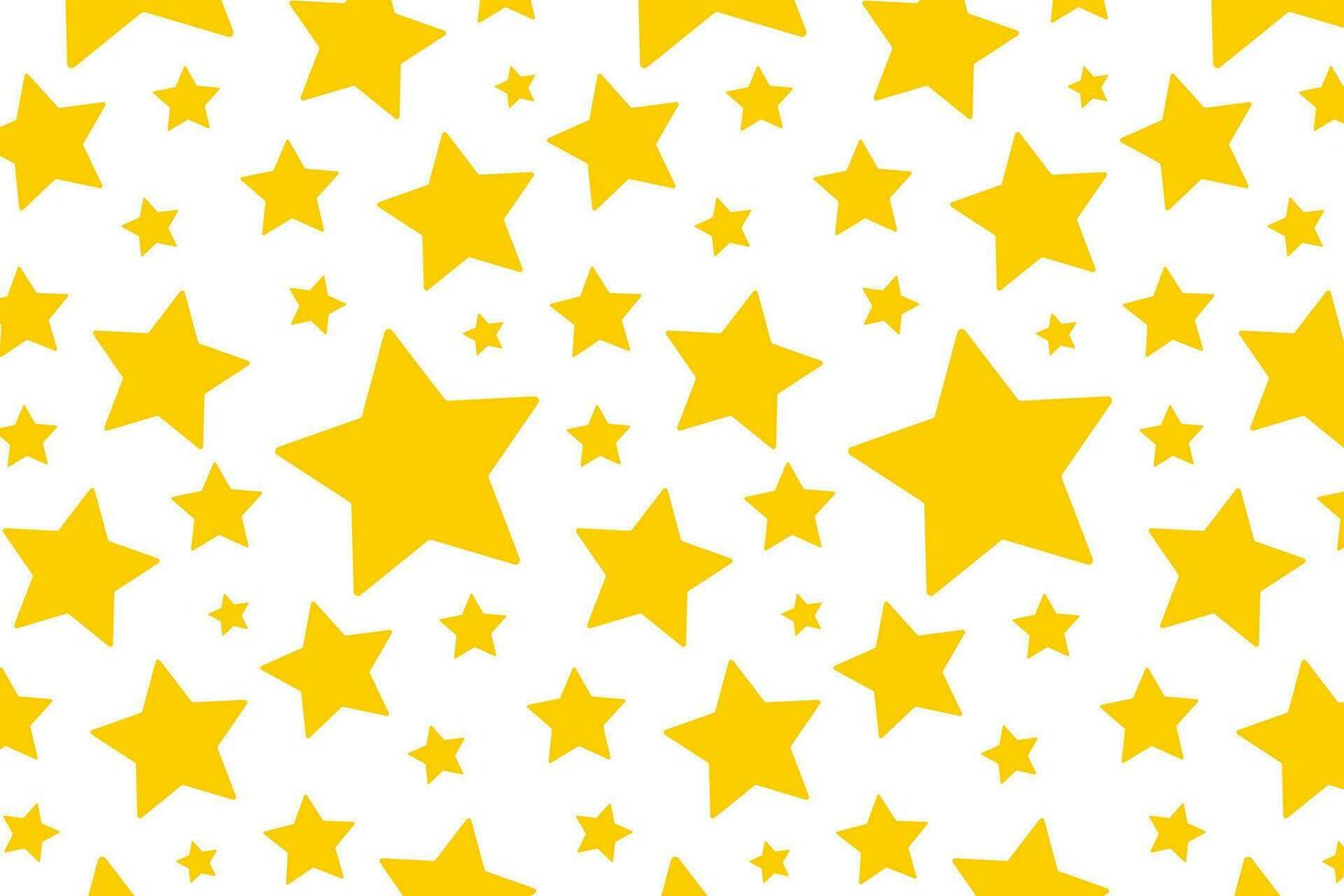 Seamless pattern with stars on white background. Vector illustration