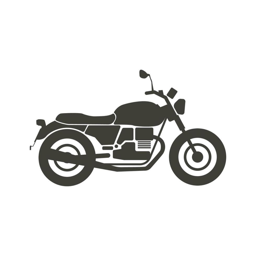 motocicleta icono, moto icono. vector ilustración