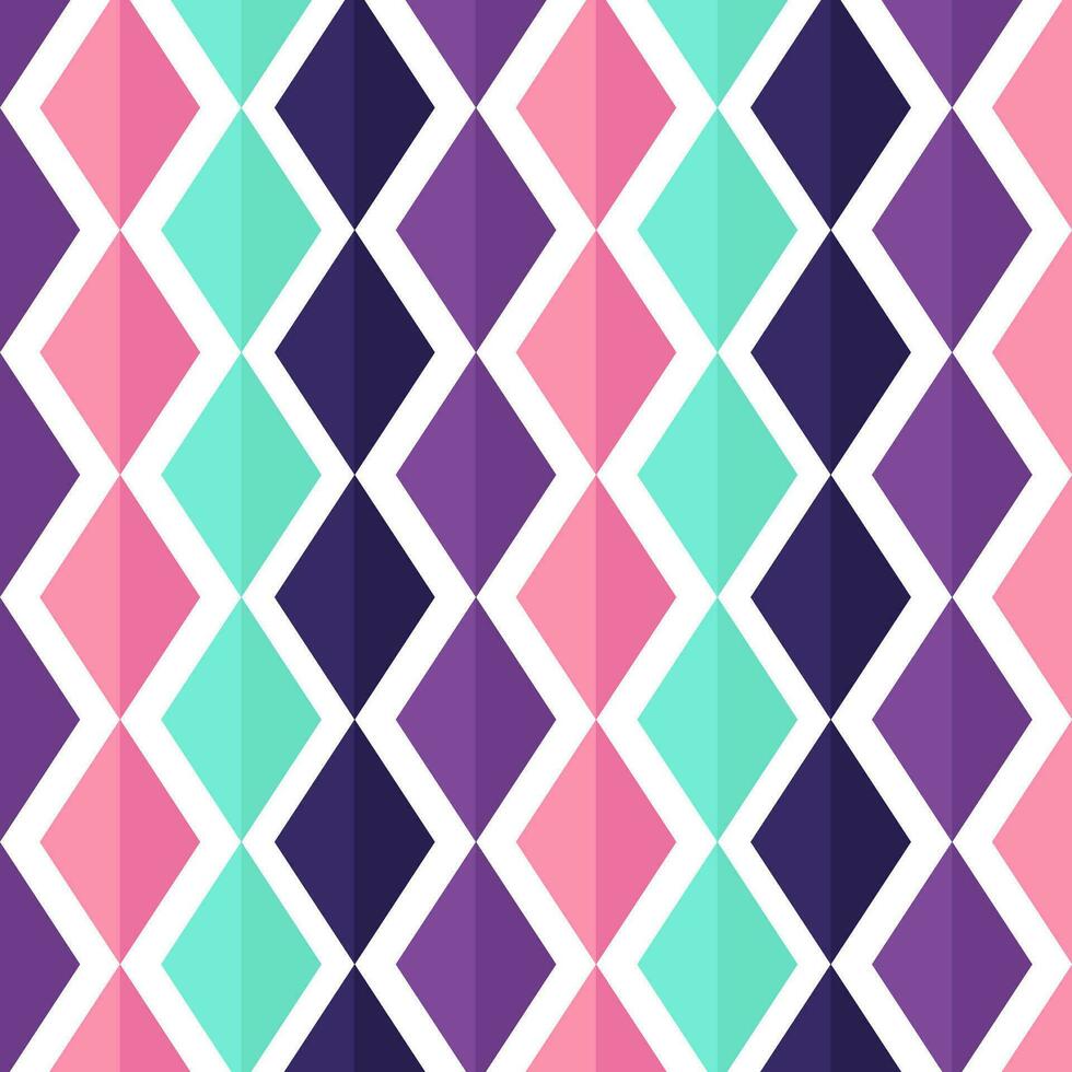 Seamless pattern in retro style. Abstract texture decorative 50's, 60's, 70's style. Can be used for fabric, wallpaper, textile, wall decoration. Vector illustration