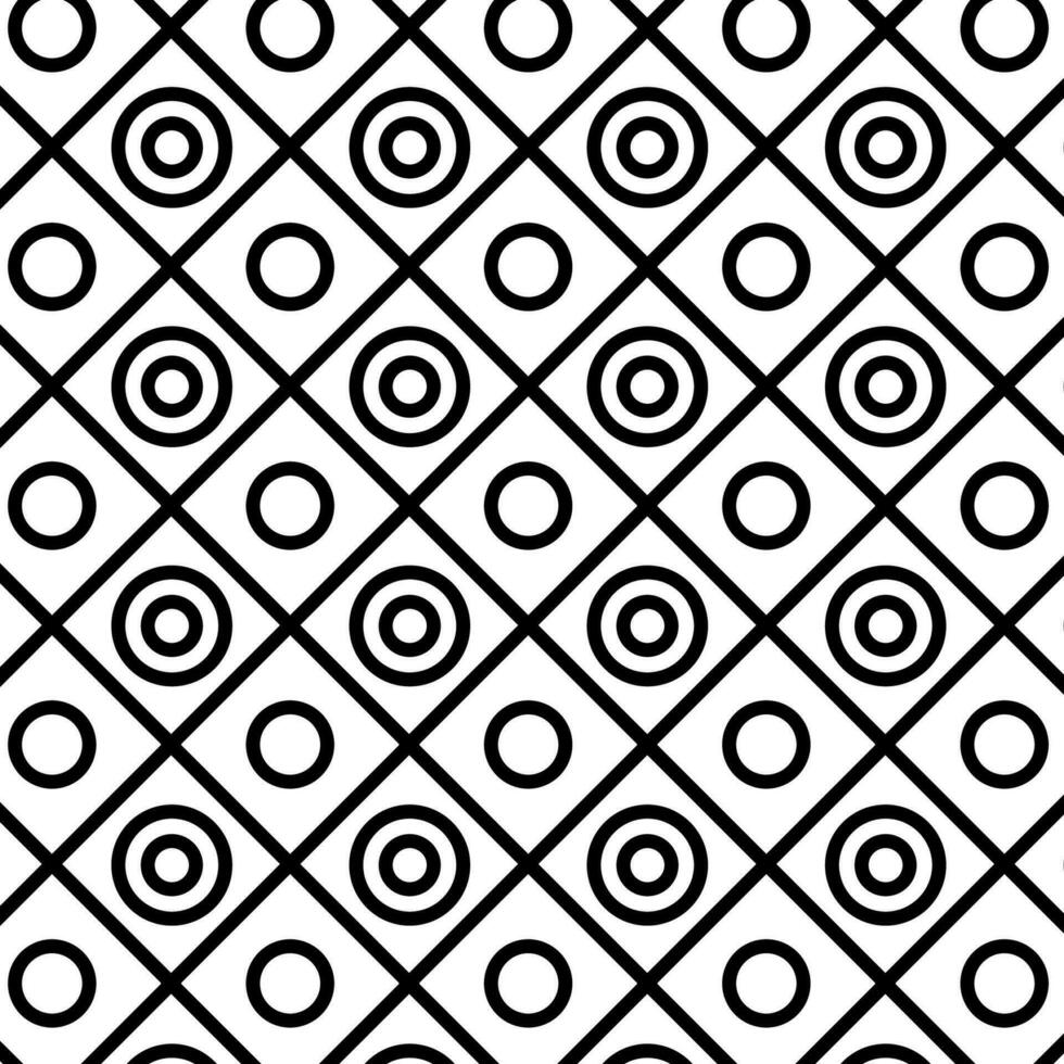 Abstract geometric pattern with lines. Black and white texture. Vector illustration
