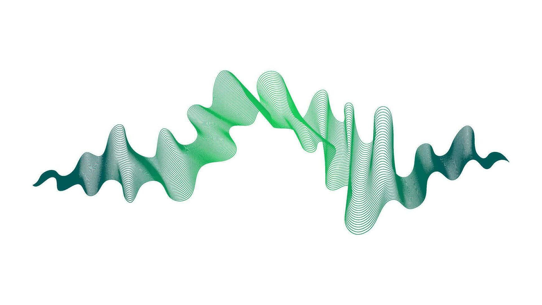 Abstract backdrop with wave gradient lines vector