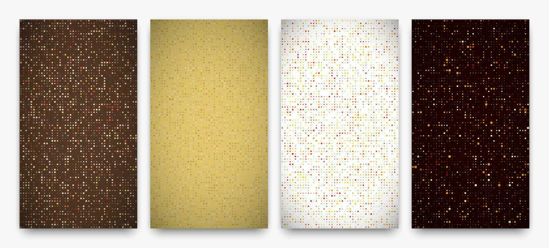Abstract geometric background of squares vector