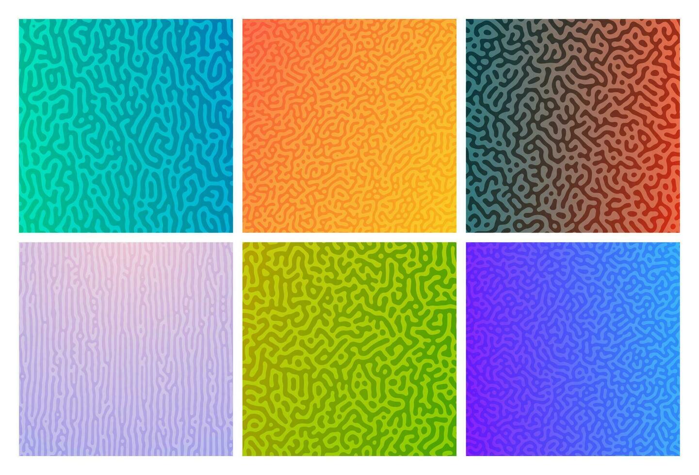 Turing reaction colorful background vector