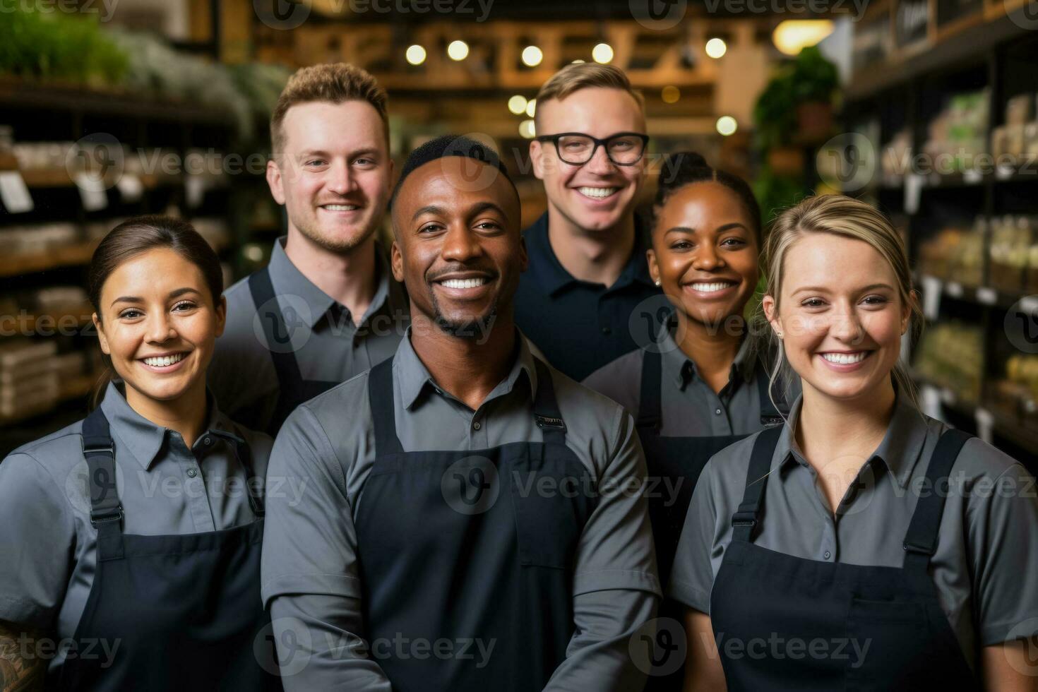 Retail Staff in the shop photo