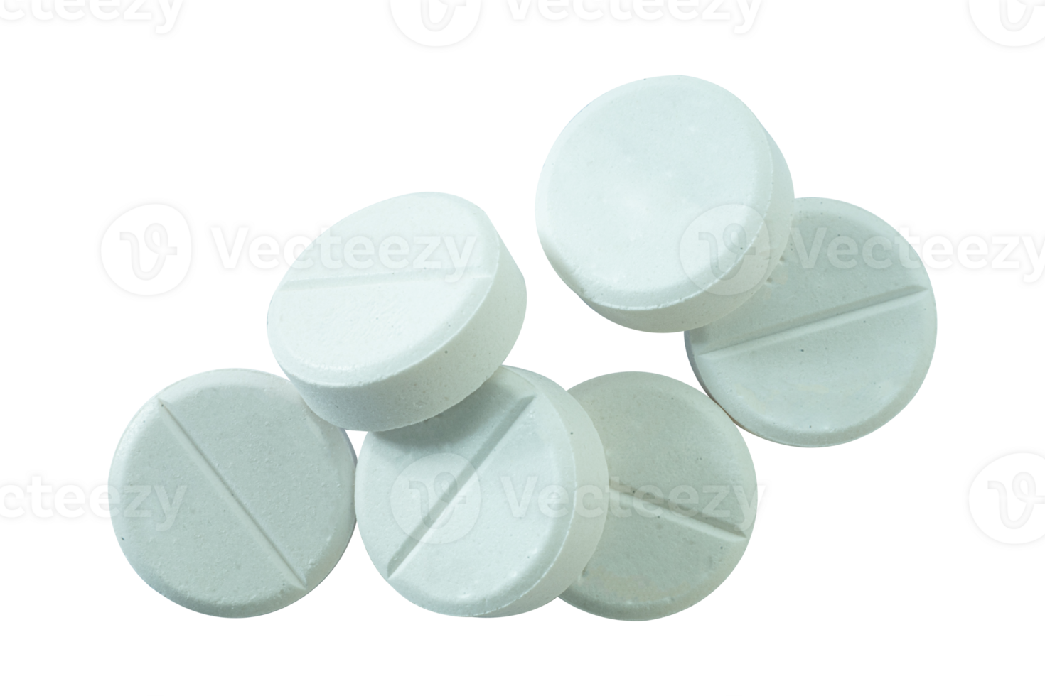 pile of white pills isolated element png