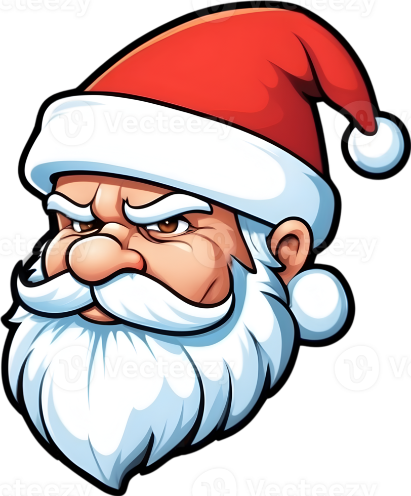 santa claus ai generative png