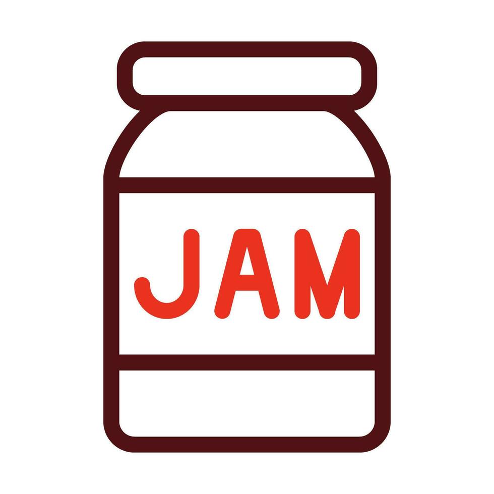 Jam Vector Thick Line Two Color Icons For Personal And Commercial Use.