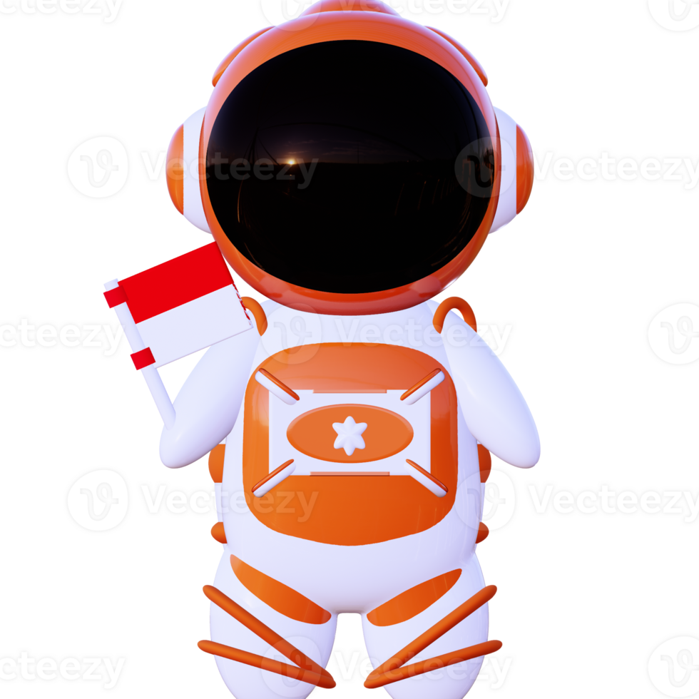 mignonne astronaute 3d png