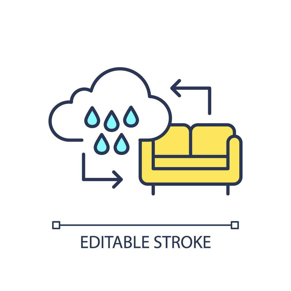Editable behavioral activation icon representing behavioral therapy, isolated vector, thin line illustration. vector