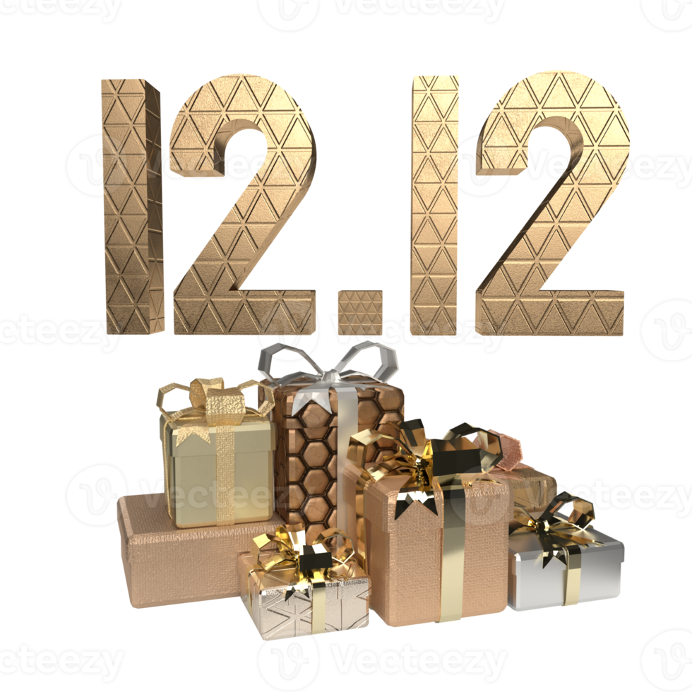 The 12 Day and month for promotion of offer marketing concept. png