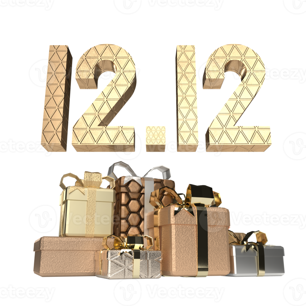 The 12 Day and month for promotion of offer marketing concept. png