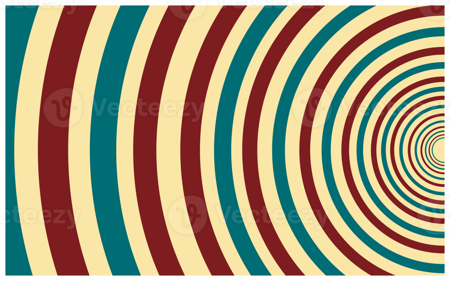 Retro Vintage Circle Wave Background png