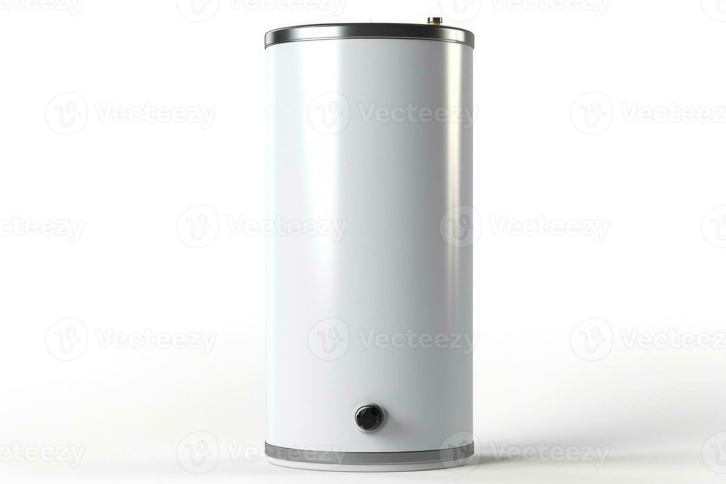 Water heater tank isolated on a white background photo