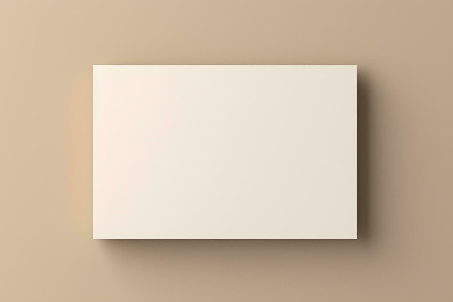 minimal business card template background ai generated photo