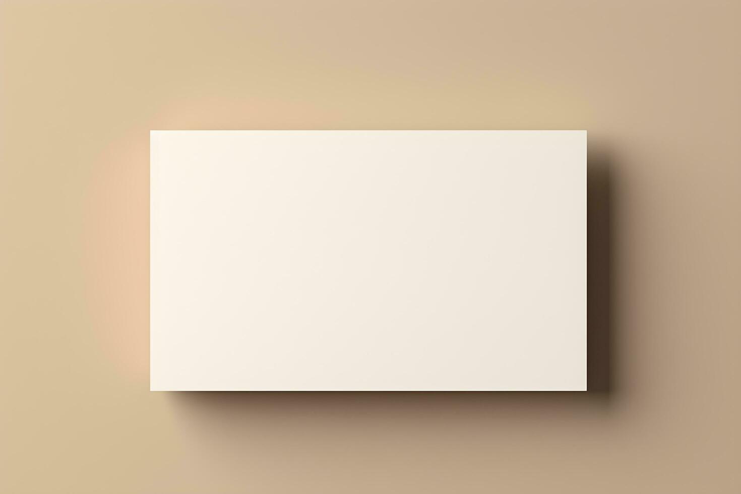 minimal business card template background ai generated photo