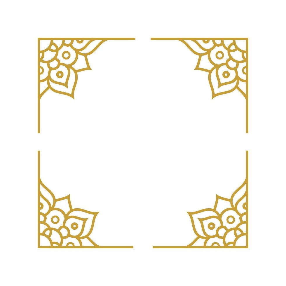 Mandala Wedding Frame Element Vector Designs