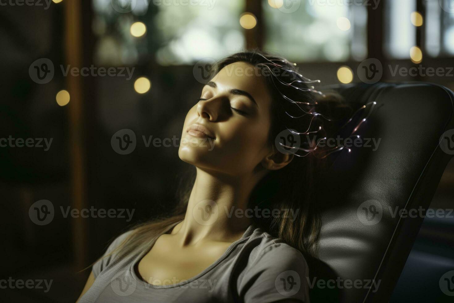 Therapist using bilateral stimulation in EMDR therapy to process trauma photo