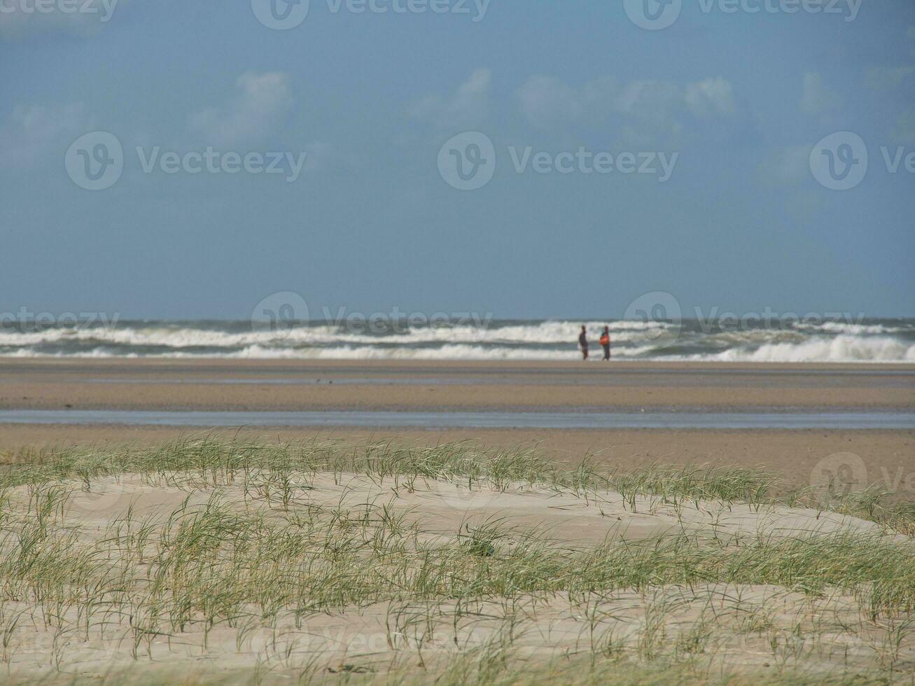 the beach of Spiekeroog photo