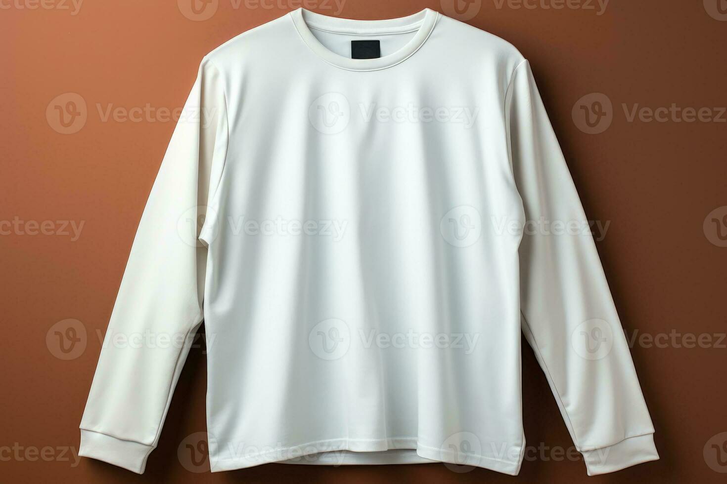 Organic cotton t shirt displayed on a mannequin isolated on a gradient background photo