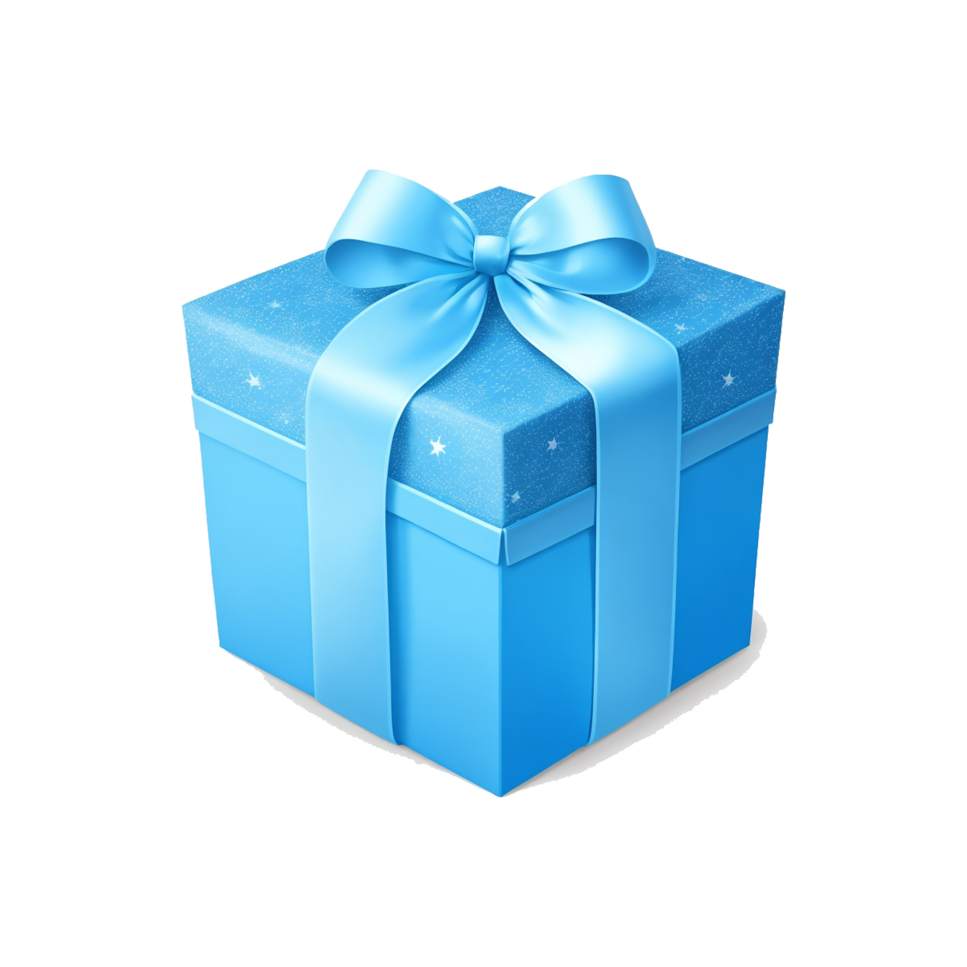 Blue Gift Box Christmas Generative AI 34226034 PNG blue-gift-box-christmas-generative-ai-34226034-png