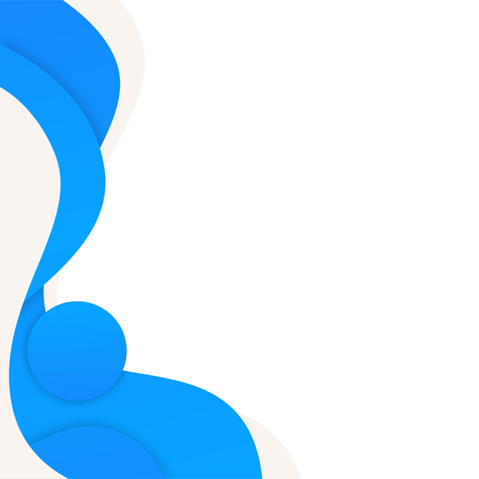 blue abstract background wave liquid transparent border png
