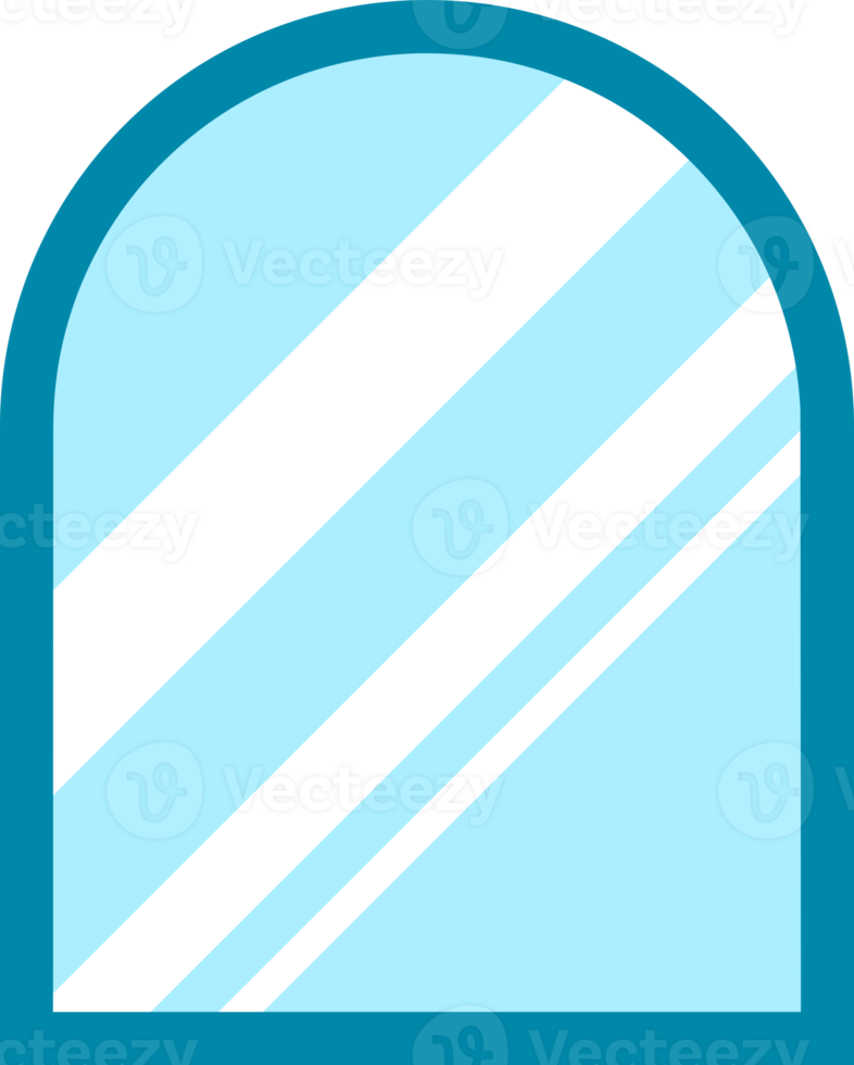Blue mirror icon png