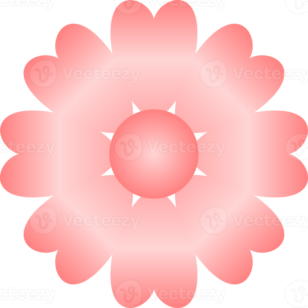 Cute flower icon png