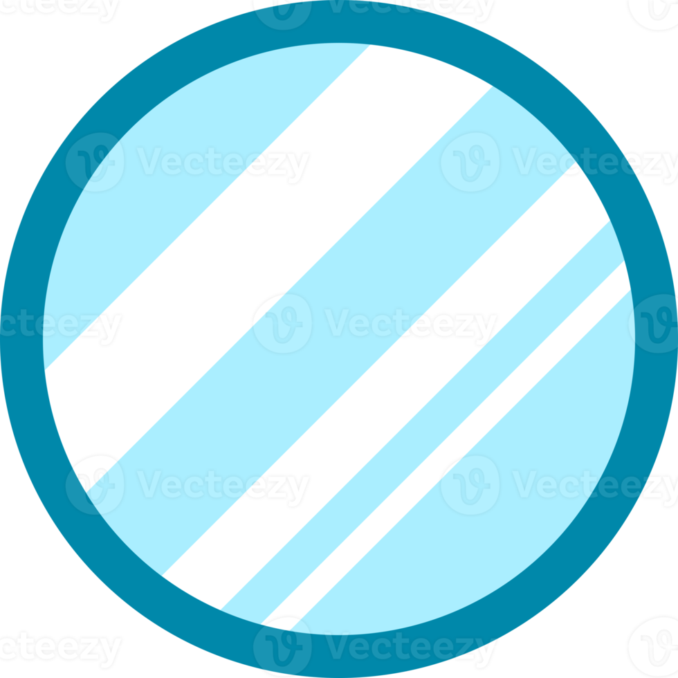 Blue mirror icon png