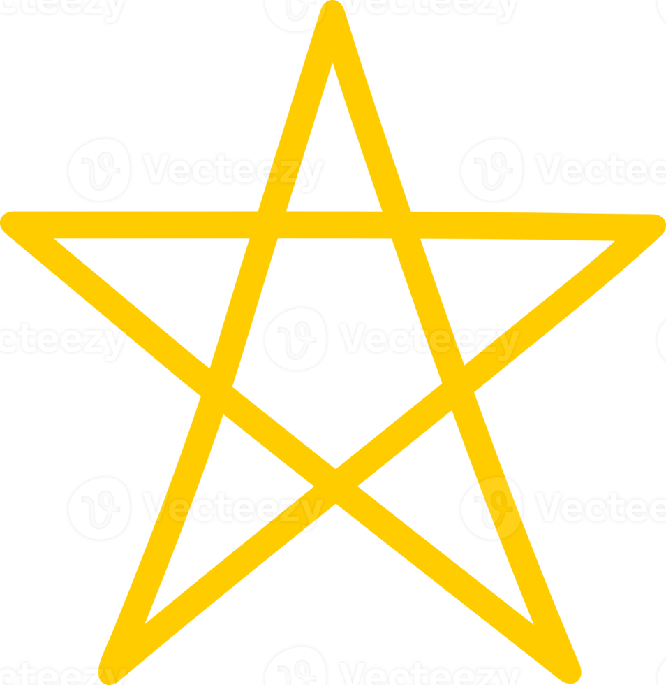 Line star icon png