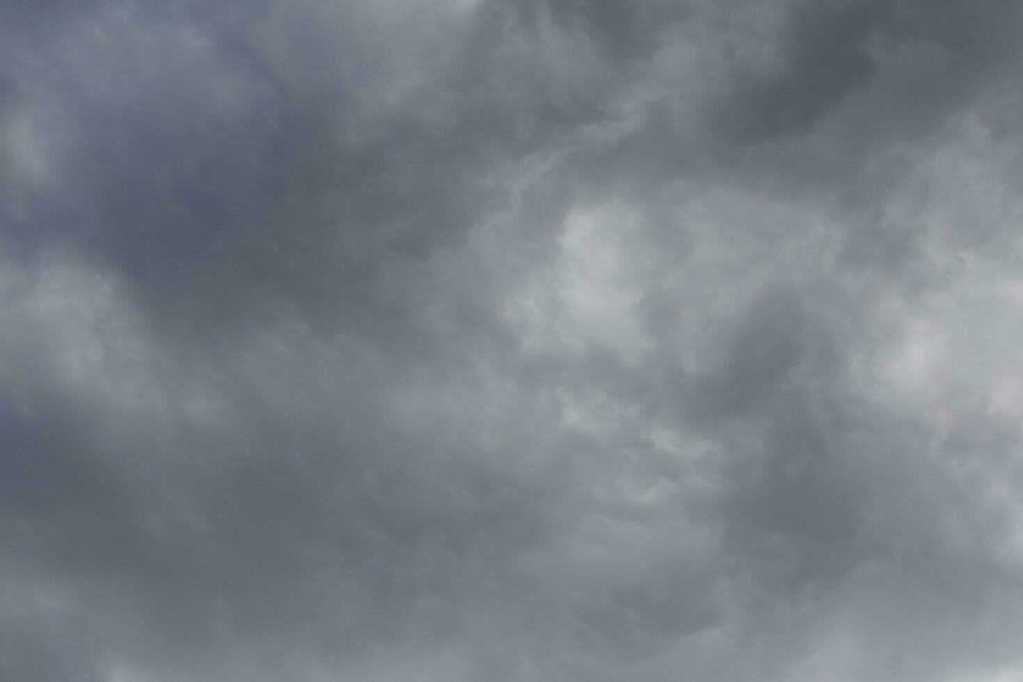 close up of gray rain clouds in a sky photo