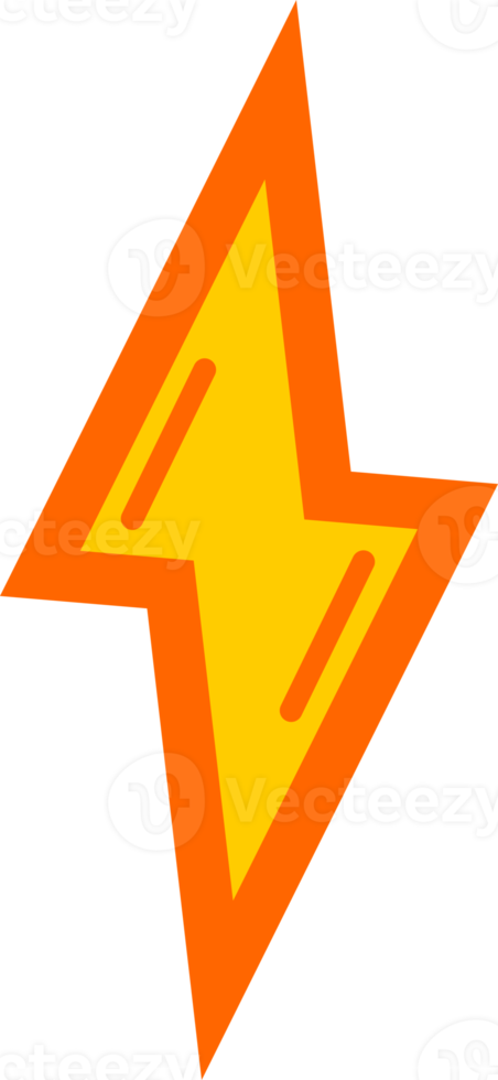 electric energy thunder bolt power icon png