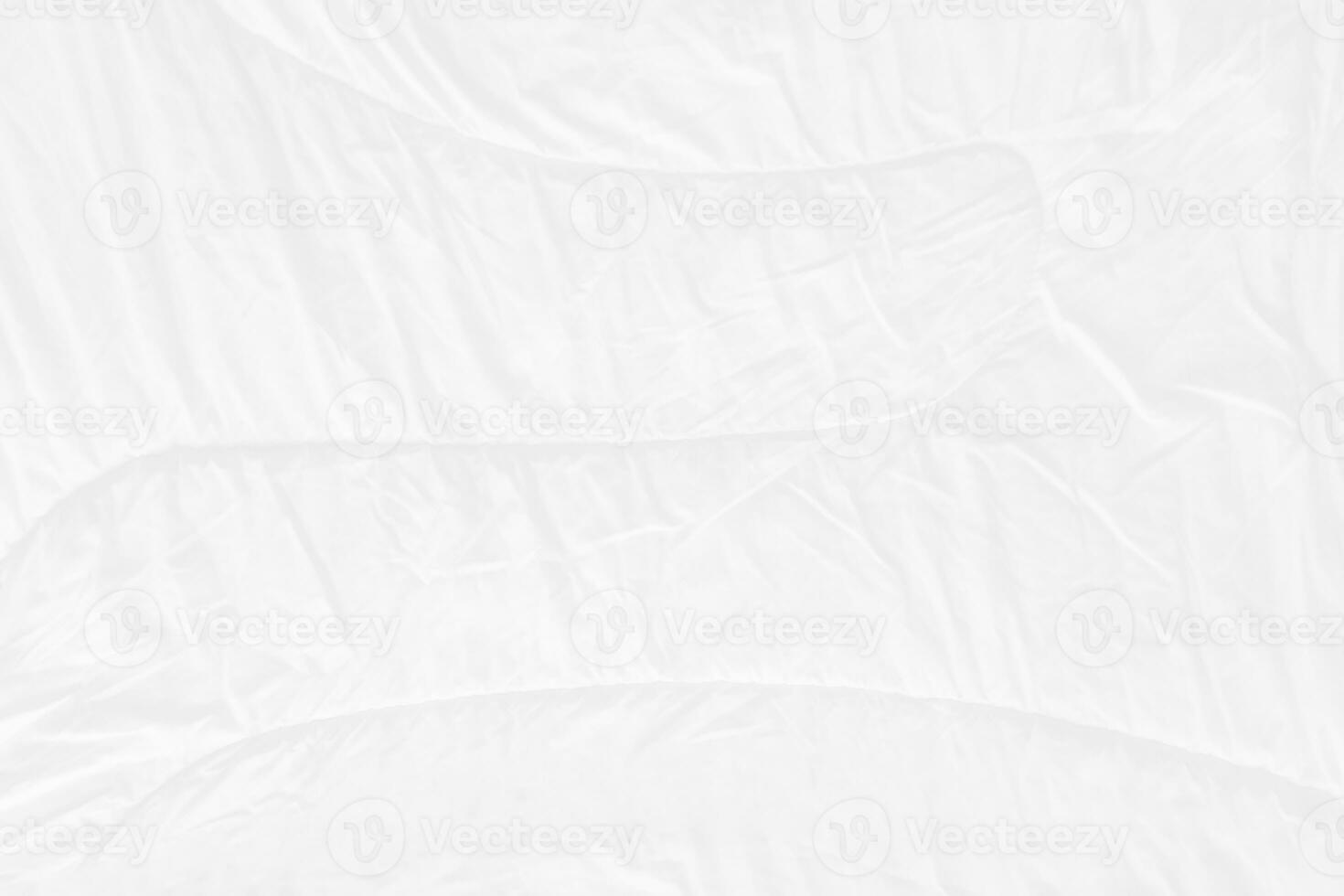 Top view Abstract White cloth background with soft waves.Wave and curve overlapping with different shadow of color,white fabric, crumpled fabric. photo